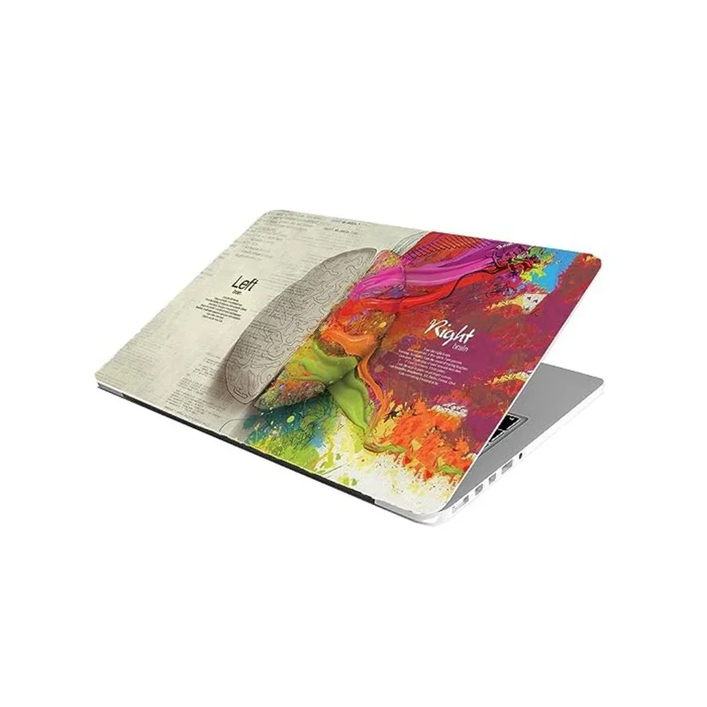 Left & Right Brain Vinyl Skin + Keyboard Cover for MacBook Air 13